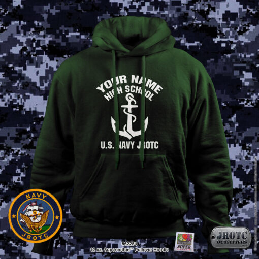 JROTC-Outfitters.com US Navy JROTC SuperCotton® Pullover Hoodie
