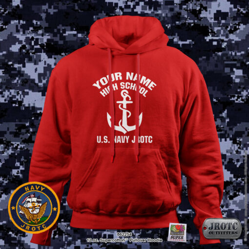 JROTC-Outfitters.com US Navy JROTC SuperCotton® Pullover Hoodie