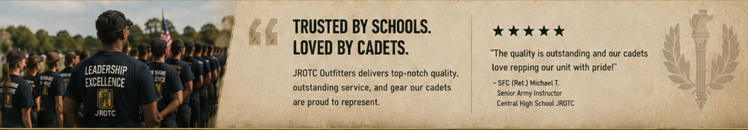 Supplying CUSTOM JROTC ITEMS SINCE 2012